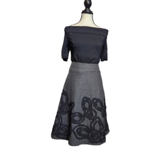 Boden Dresses & Skirts - Wool blend A-line midi skirt size 8 BODEN